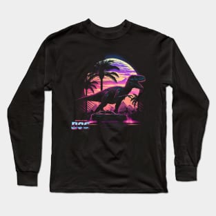 80's Allosaurus Long Sleeve T-Shirt